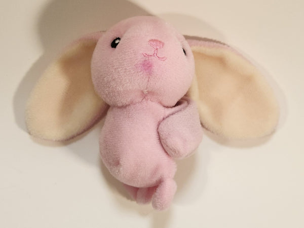 Pink Bunny Rabbit Hugging Bracelet 5" Stuffed Plush Toy