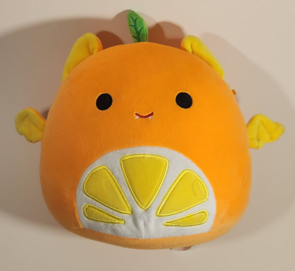 2023 Kelly Toys Jazwares Squishmallows Barnet The Orange Citrus Fruit Bat 9" Stuffed Plush Toy