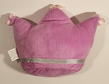 Select Edition SE Pink Princess Crown Shaped 9" x 12" Stuffed Plush Toy Pillow