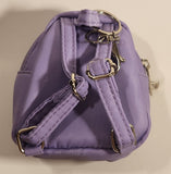 L.A. Express Mini Purple Backpack Shaped Purse Toy Key Chain Clip On