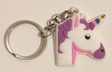 Unicorn Rubber Key Chain