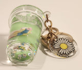 Claire's Unicorn Green Bubble Tea Clear Cup Shaped Key Chain