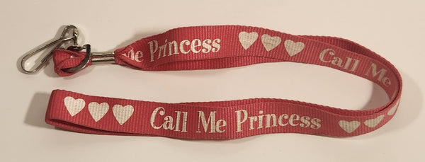 Call Me Princess Pink 17 1/2" Lanyard Clip
