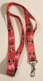 DesignWare Disney Minnie Mouse Pink 18" Lanyard Clip