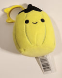 2024 Kelly Toys Jazwares Squishmallows Halloween Walt The Yellow Pumpkin 4" Toy Stuffed Plush Clip On