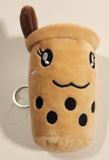 Boba Bubble Tea Toy Stuffed Plush Key Chain
