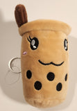 Boba Bubble Tea Toy Stuffed Plush Key Chain