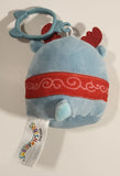 2024 Kelly Toys Jazwares Squishmallows Christmas Wyndmoor The Blue Moose 4" Toy Stuffed Plush Clip On