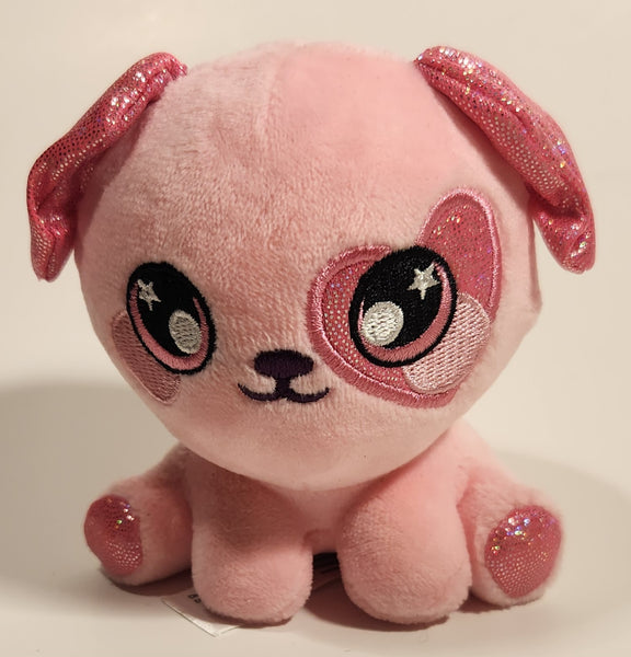 2019 Imports Dragon Beverly Hills Teddy Bear Co Squeezamals Pink Puppy Dog 4" Toy Stuffed Plush