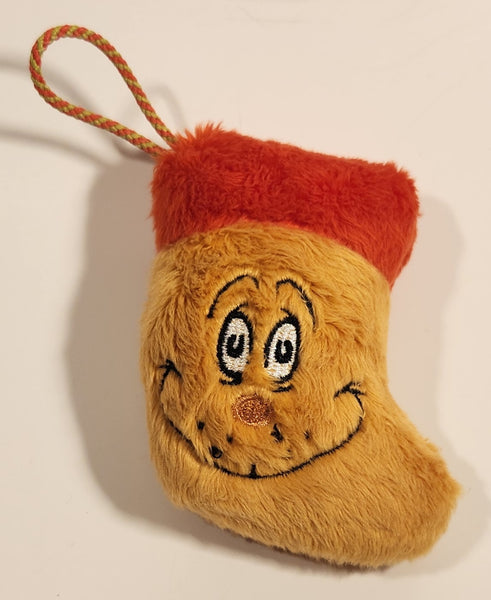 2024 McDonald's Dr. Seuss The Grinch Christmas Stocking 4" Toy Hanging Stuffed Plush