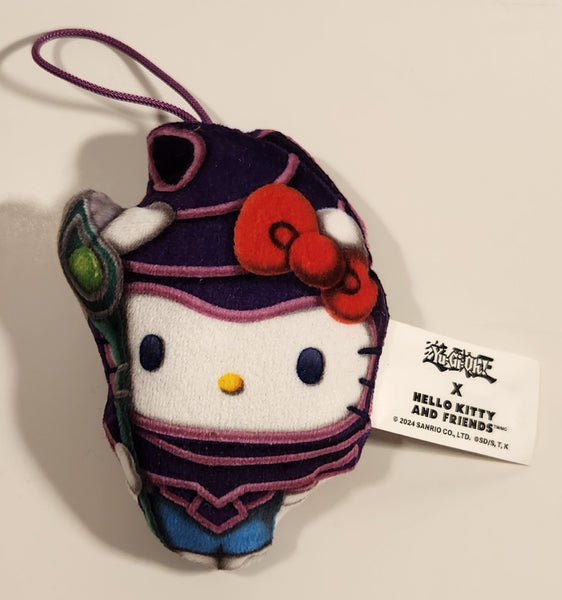 2024 McDonald's Sanrio Yu-Gi-Oh! X Hello Kitty And Friends Dark Magician 4" Toy Hanging Stuffed Plush