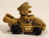 2024 McDonald's Nintendo Switch Mario Kart 8 Deluxe Mario Gold Plastic Toy Car Vehicle