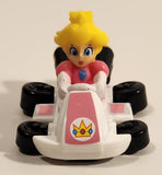 2024 McDonald's Nintendo Switch Mario Kart 8 Deluxe Princess Peach White Hovercraft Plastic Toy Car Vehicle