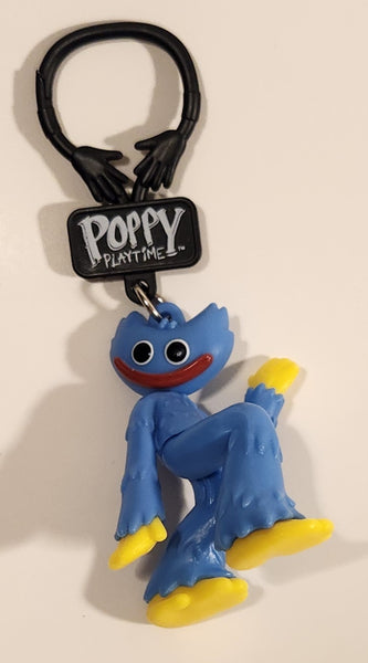 2022 PhatMojo EnchantedMob Poppy Playtime Huggy Wuggy 2 5/8" Toy Figure Key Chain Collector Clip