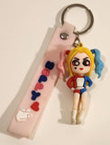 DC Comics Suicide Squad Harley Quinn 2 3/4" Tall Toy Figure Key Chain