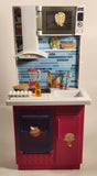 2016 Mattel Barbie You Can Be Anything Kitchen Playset 12" Tall Plastic Dollhouse Toy DVX64