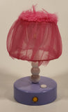 2015 Paradise Kids My Life As Purple Lamp 4" Tall Plastic Light Up Dollhouse Toy