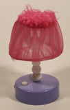 2015 Paradise Kids My Life As Purple Lamp 4" Tall Plastic Light Up Dollhouse Toy