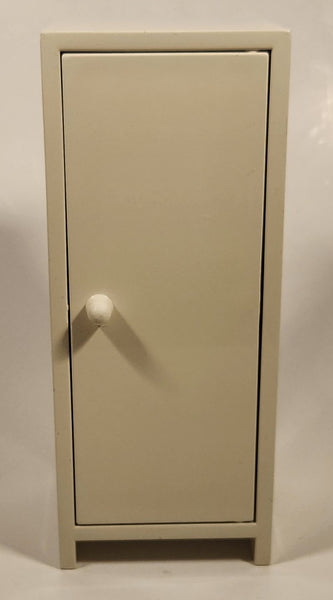 IKEA Lillabo White Kitchen Pantry Cabinet 6 1/4" Tall Plastic Dollhouse Toy