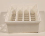 2013 Mattel Barbie Dream House Kitchen Dishwasher Dish Drying Rack 2 3/4" Wide White Plastic Dollhouse Toy