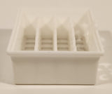 2013 Mattel Barbie Dream House Kitchen Dishwasher Dish Drying Rack 2 3/4" Wide White Plastic Dollhouse Toy