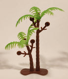 Coconut Palm Tree Miniature 2 1/2" Tall Plastic Model Palm Tree