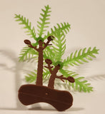 Coconut Palm Tree Miniature 2 1/2" Tall Plastic Model Palm Tree