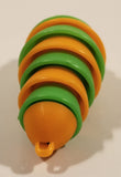Orange and Green Slug 2 3/4" Plastic Fidget Toy