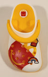2024 McDonald's Crocs Shoe Sandal Shaped 3 1/4" Plastic Clip On Toy