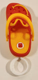 2024 McDonald's Crocs Shoe Sandal Shaped 3 1/4" Plastic Clip On Toy