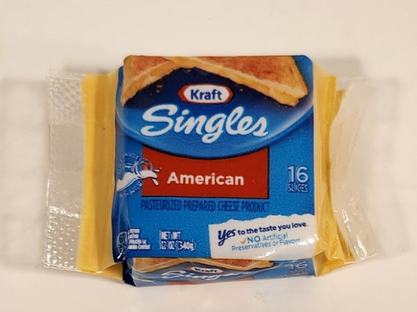 Zuru Mini Brands Kraft Singles American Cheese Slices 1 1/2" Miniature Plastic Play Food Toy