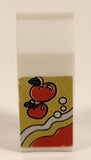 Apple Juice Carton 1 1/2" Miniature Plastic Play Food Toy