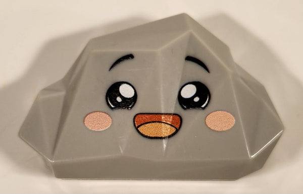 Bonkers Toys Happy Friendz LankyBox Rocky Grey 1 3/4" Tall Plastic Toy Figure