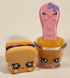 2018 Moose Kindi Kids Kindi Fun Puppy Petkin Lunch Box with Build A Sandwich Spoon and Fruit Cup Plastic Toy Play Set