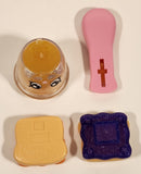 2018 Moose Kindi Kids Kindi Fun Puppy Petkin Lunch Box with Build A Sandwich Spoon and Fruit Cup Plastic Toy Play Set