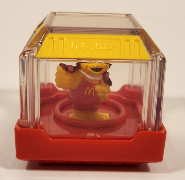 2004 McDonald's Fisher Price Peek A Boo Blocks Birdie Plastic Cube Ring Game Toy