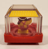 2004 McDonald's Fisher Price Peek A Boo Blocks Birdie Plastic Cube Ring Game Toy