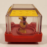 2004 McDonald's Fisher Price Peek A Boo Blocks Birdie Plastic Cube Ring Game Toy