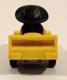 1988 McDonald's Turbo Macs The Hamburglar Yellow Toy Pull Back Plastic Toy Car Vehicle