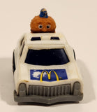1985 McDonald's Happy Meal Fast Macs Officer Big Mac White Pull Back Toy Car Vehicle