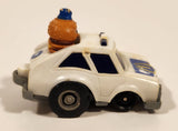1985 McDonald's Happy Meal Fast Macs Officer Big Mac White Pull Back Toy Car Vehicle