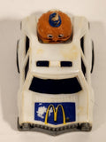 1985 McDonald's Happy Meal Fast Macs Officer Big Mac White Pull Back Toy Car Vehicle