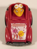 1985 McDonald's Happy Meal Fast Macs Birdie Pink Pull Back Toy Car Vehicle