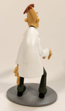 Disney Phineas & Ferb Dr. Heinz Doofenshmirtz 3 1/2" Tall PVC Toy Figure on Base