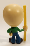 2021 Basically Games Phatmojo Baldi's Basics with Yard Stick Ruler 2 5/8" Tall Toy Figure