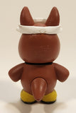 2023 Jazwares Uplift Games Adopt Me! Brown Dog with Hat in Egg 2 1/2" Tall Plastic Toy Figure
