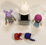 Jazwares Roblox Brookhaven: Hair & Nails 2 3/4" Toy Figures with Chair and Hair Accessories