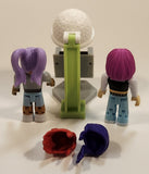 Jazwares Roblox Brookhaven: Hair & Nails 2 3/4" Toy Figures with Chair and Hair Accessories