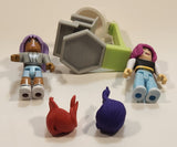 Jazwares Roblox Brookhaven: Hair & Nails 2 3/4" Toy Figures with Chair and Hair Accessories