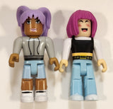Jazwares Roblox Brookhaven: Hair & Nails 2 3/4" Toy Figures with Chair and Hair Accessories